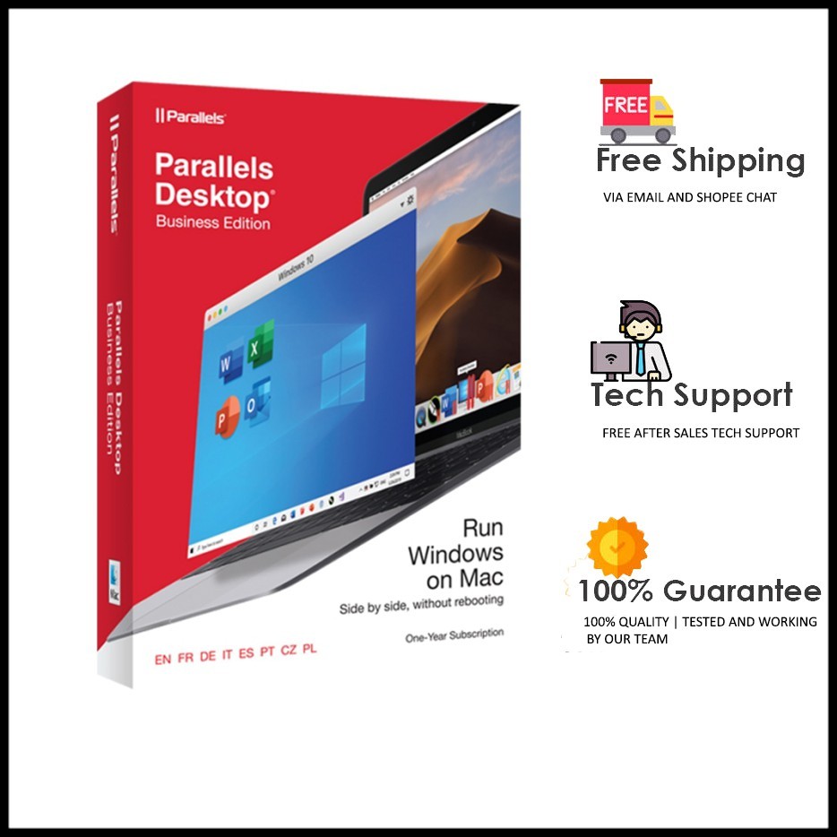 parallels for mac support